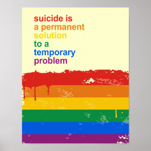 Anti-zelfmoord Poster (Voorkant)
