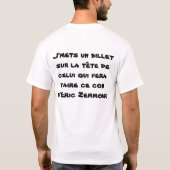 Anti-Zemmour T-shirt (Achterkant)