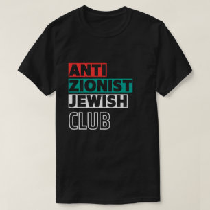 Anti-Zionistische Joodse Club licht Mannen T-shirt