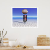 Anti-zwaartekracht Magnetron 2 Poster (Keuken)