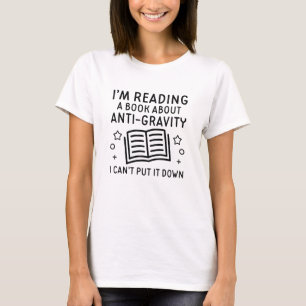 Anti-zwaartekrachtboek T-shirt