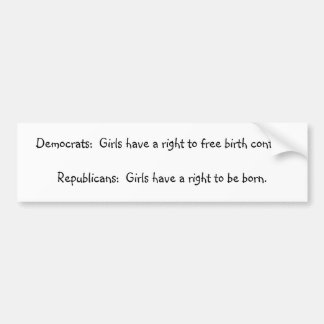 Antiabortus Bumpersticker