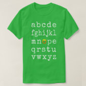 AntiAlphabet Nope V T-shirt (Design voorkant)