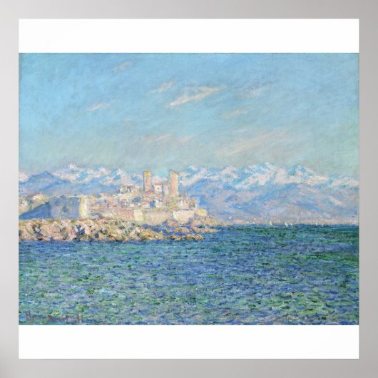 Antiben, Aftermiddageffect (1888) Canvas Print (Voorkant)