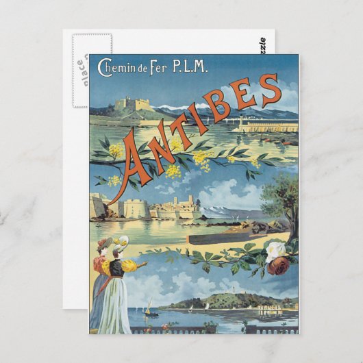 Antiben Briefkaart (Voorkant / Achterkant)