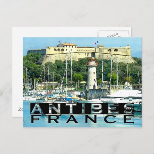 Antiben Briefkaart (Voorkant / Achterkant)