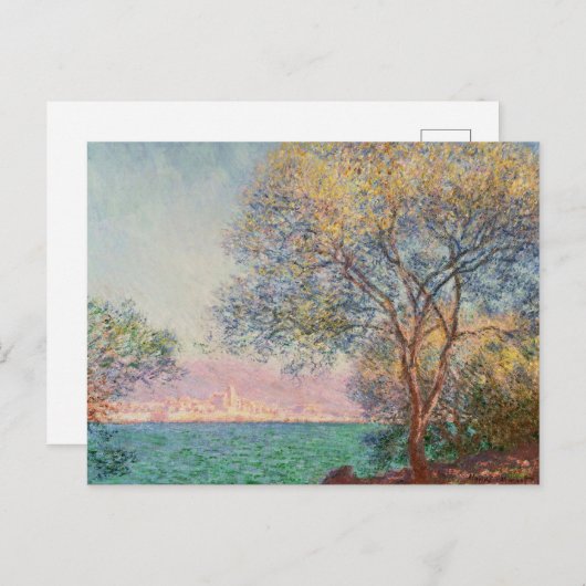 Antiben in de ochtend briefkaart (Voorkant / Achterkant)