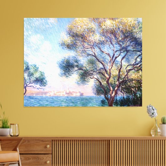 Antiben in de ochtend canvas afdruk (Insitu (Woonkamer))