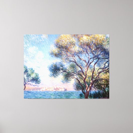 Antiben in de ochtend canvas afdruk (Voorkant)