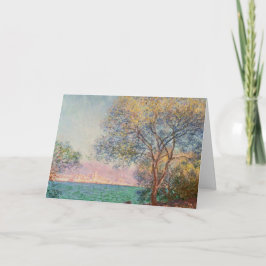 Antiben in de ochtend kaart