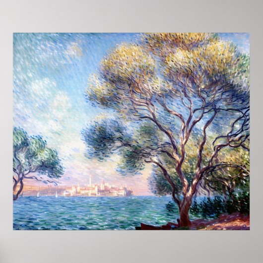 Antiben in de ochtend poster (Voorkant)