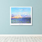 Antiben, 's middags effect, 1888 Claude Monet cool Canvas Afdruk (Insitu (Houten vloer))