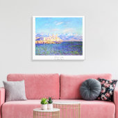 Antiben, 's middags effect, 1888 Claude Monet cool Canvas Afdruk (Insitu (Woonkamer))