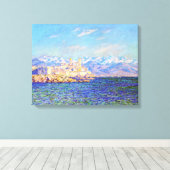 Antiben, 's middags effect, 1888 Claude Monet cool Canvas Afdruk (Insitu (Houten vloer))