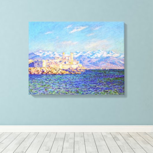 Antiben, 's middags effect, 1888 Claude Monet cool Canvas Afdruk (Insitu (Houten vloer))