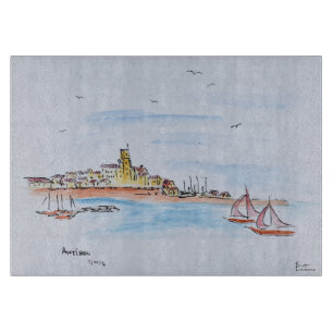 Antibes aan de Middellandse Zee, Frankrijk Snijplank
