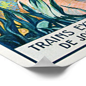 ANTIBES Cote D' Azur French Resort by PLM Railways Poster (Hoek)