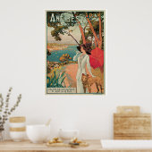 Antibes Côte d'Azur France Poster (Keuken)