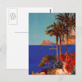  Antibes Cote d'Azur Landscape Briefkaart (Voorkant / Achterkant)