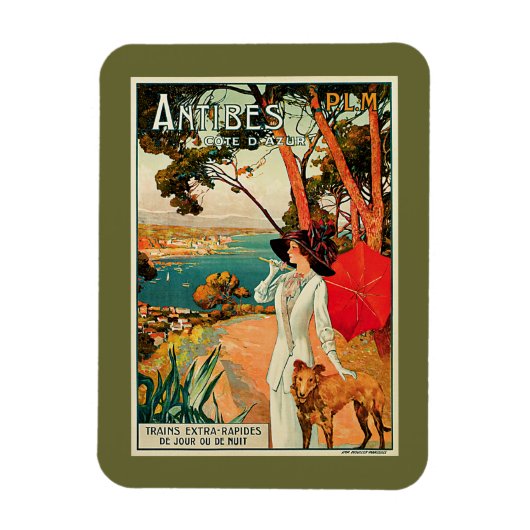 Antibes ~ Cote D'Azur Magneet (Verticaal)