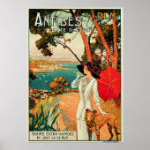 Antibes ~ Cote D'Azur Poster (Voorkant)