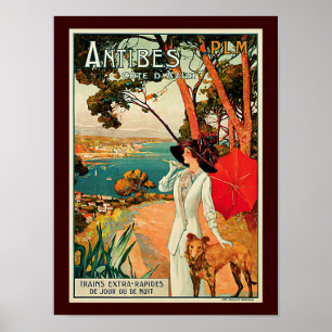 Antibes Cote D'Azur Poster