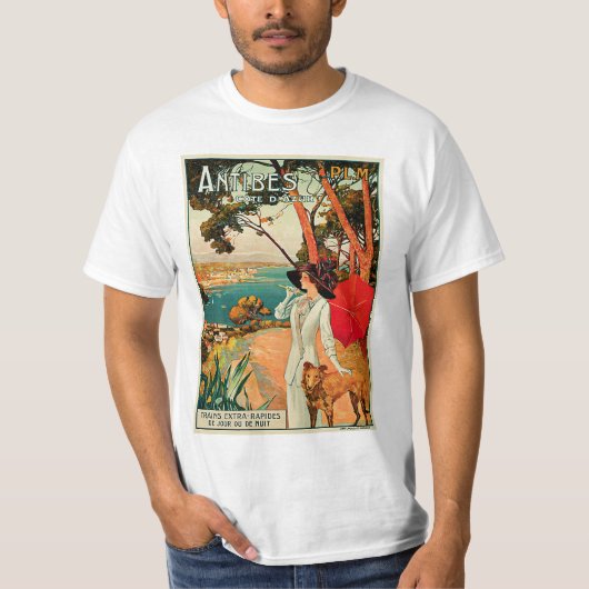Antibes ~ Cote D'Azur T-shirt (Voorkant)