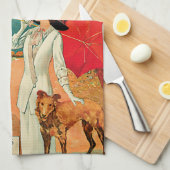 Antibes ~ Cote D'Azur Theedoek (Quarter Fold)