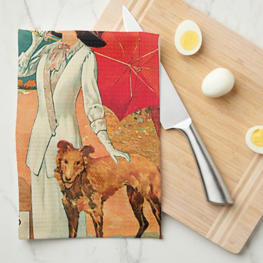 Antibes ~ Cote D'Azur Theedoek (Quarter Fold)