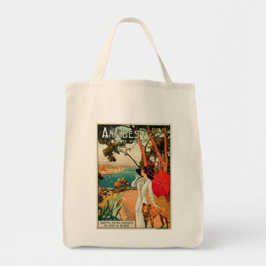 Antibes Cote D'Azur Tote Bag (Voorkant)