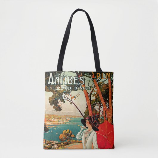 Antibes Cote D'Azur Tote Bag (Voorkant)