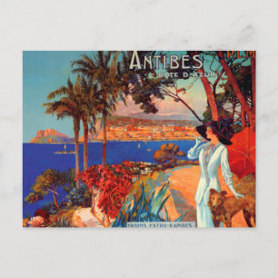  Antibes Cote d'Azur Travel Briefkaart