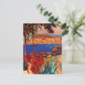  antibes Cote D'Azur Travel Briefkaart (Staand voorkant)