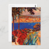  antibes Cote D'Azur Travel Briefkaart (Voorkant / Achterkant)