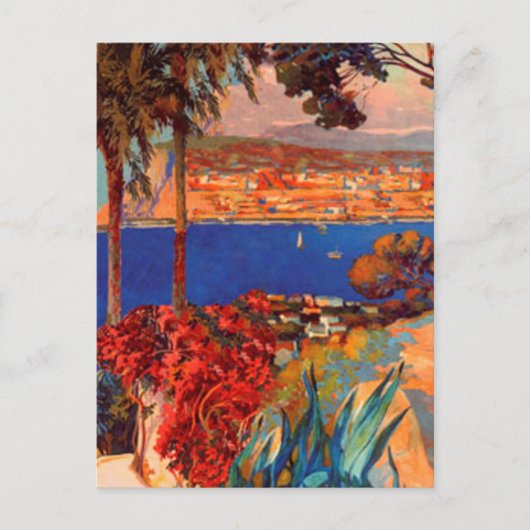  antibes Cote D'Azur Travel Briefkaart (Voorkant)