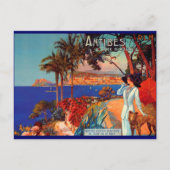 antibes Cote D'Azur Travel Briefkaart (Voorkant)