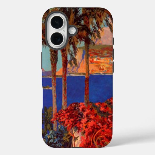 antibes Cote D'Azur Travel Case-Mate iPhone Case (Achterkant)