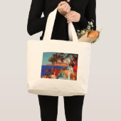  antibes Cote D'Azur Travel Grote Tote Bag (Voorkant (product))