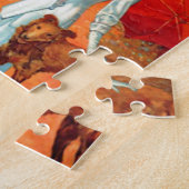  antibes Cote D'Azur Travel Illustration Legpuzzel (Zijkant)