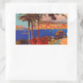  antibes Cote D'Azur Travel Rechthoekige Sticker (Tas)