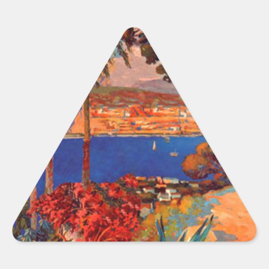  antibes Cote D'Azur Travel Sticker (Voorkant)