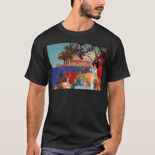  antibes Cote D'Azur Travel T-shirt (Voorkant)