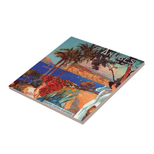  antibes Cote D'Azur Travel Tegeltje (Zijkant)