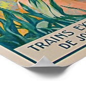 Antibes Cote d'Azur Vintage Travel Poster (Hoek)