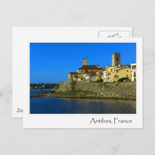 Antibes France Briefkaart (Voorkant / Achterkant)