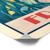  Antibes France David Dellepiane Travel Poster (Hoek)