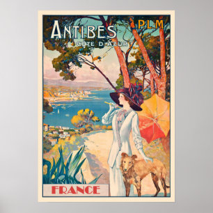 Antibes France David Dellepiane Travel Poster