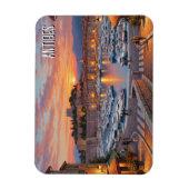 Antibes France Harbour Travel Magneet (Verticaal)