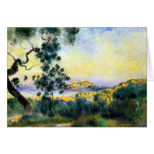 Antibes France Renoir Landscape Paincard