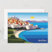 Antibes France Travel Briefkaart (Voorkant / Achterkant)